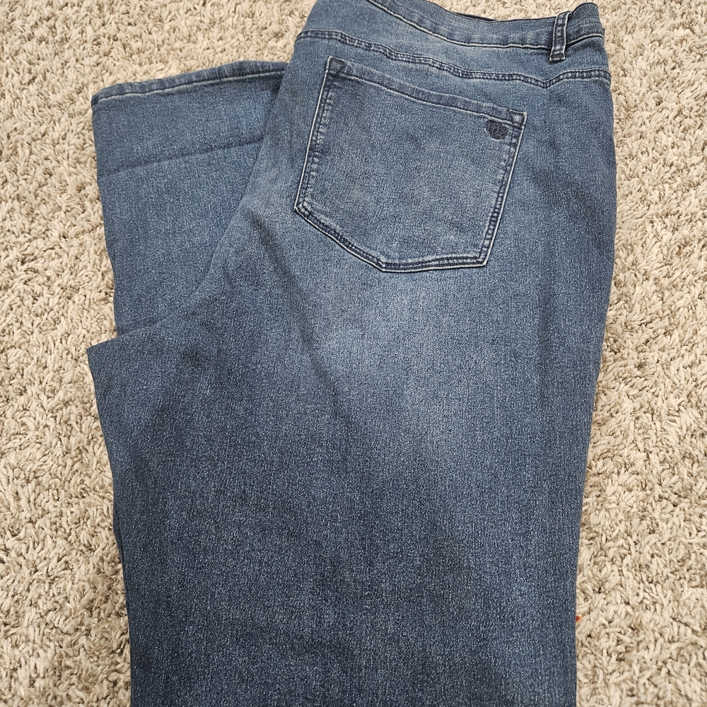 DG2 by Diane Gilman Women's Blue Boot Cut Jeans